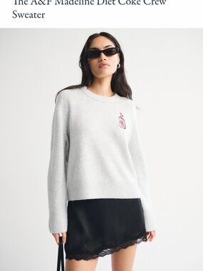 NWT Abercrombie & Fitch Diet Coke Madeline sweater, size small